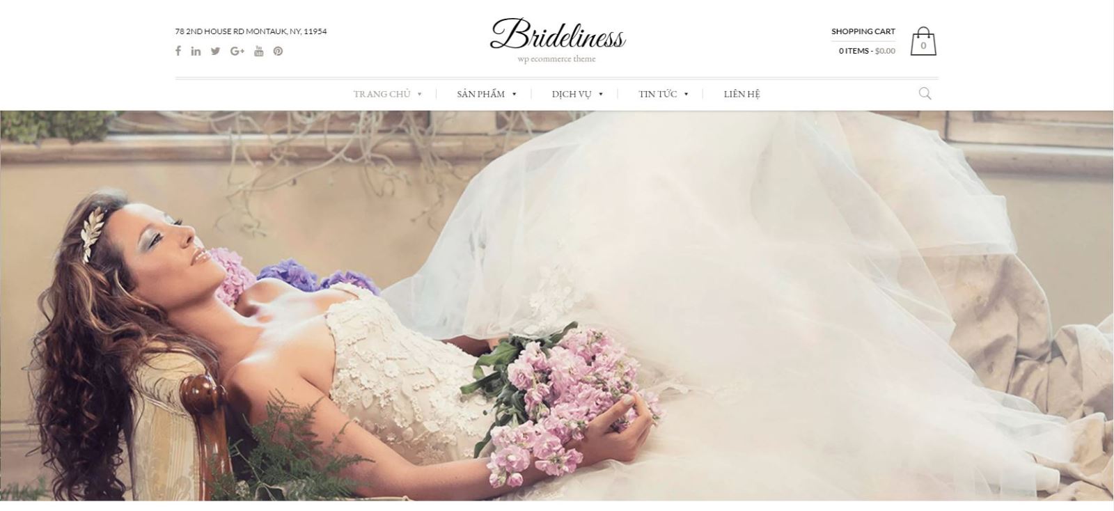 Thiết kế website áo cưới