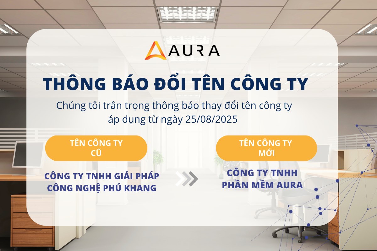 Thông báo về việc thay đổi tên công ty và địa chỉ giao dịch